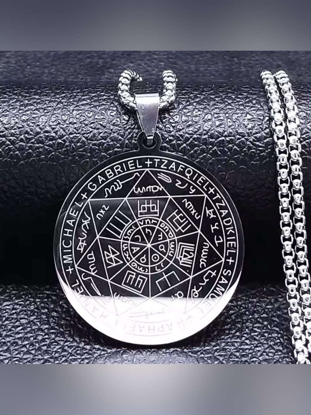 Archangels Amulet Celtic Necklace Viking Norse Pagan Seals of the 7 Archanangels